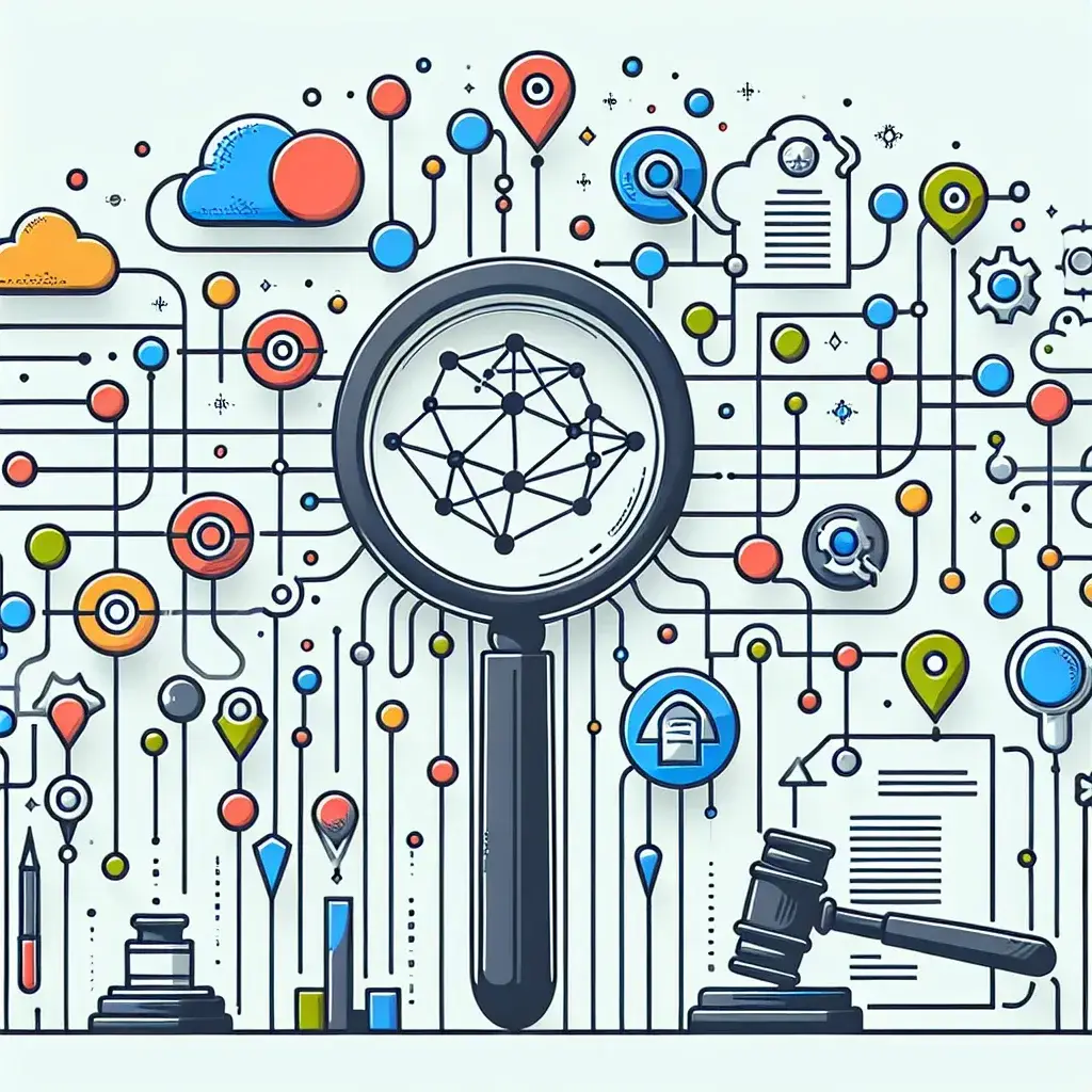 "Open-source data lineage system diagram illustrating data flow and governance concepts for effective tracking and management in data environments."